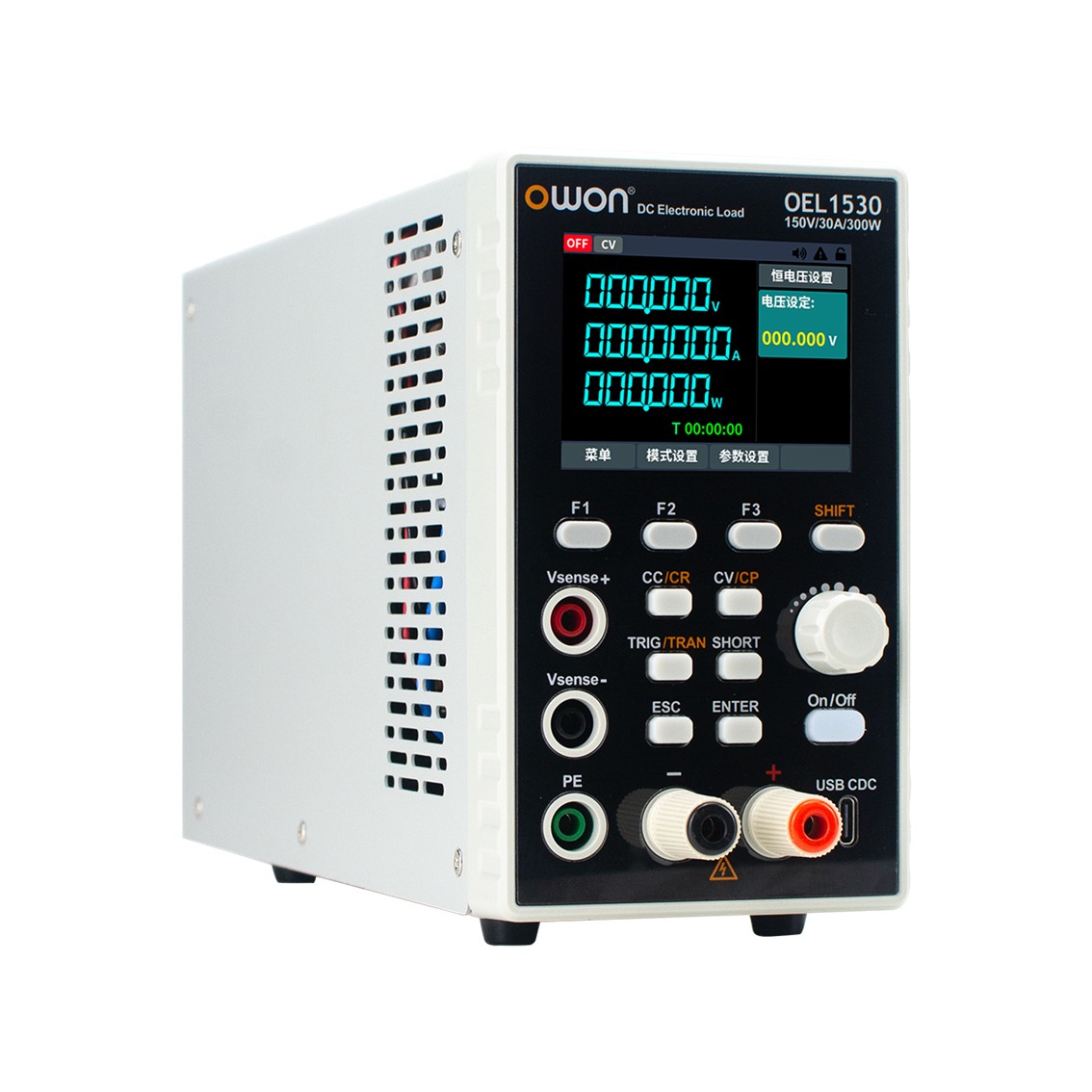 OWON OEL6015  DC전자로드 600V, 15A, 150W DC전자부하 RS232C, RS485