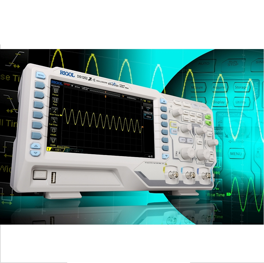 [ RIGOL ] DS1202ZE  2채널, 200MHz, 1GS/s  디지털 오실로스코프