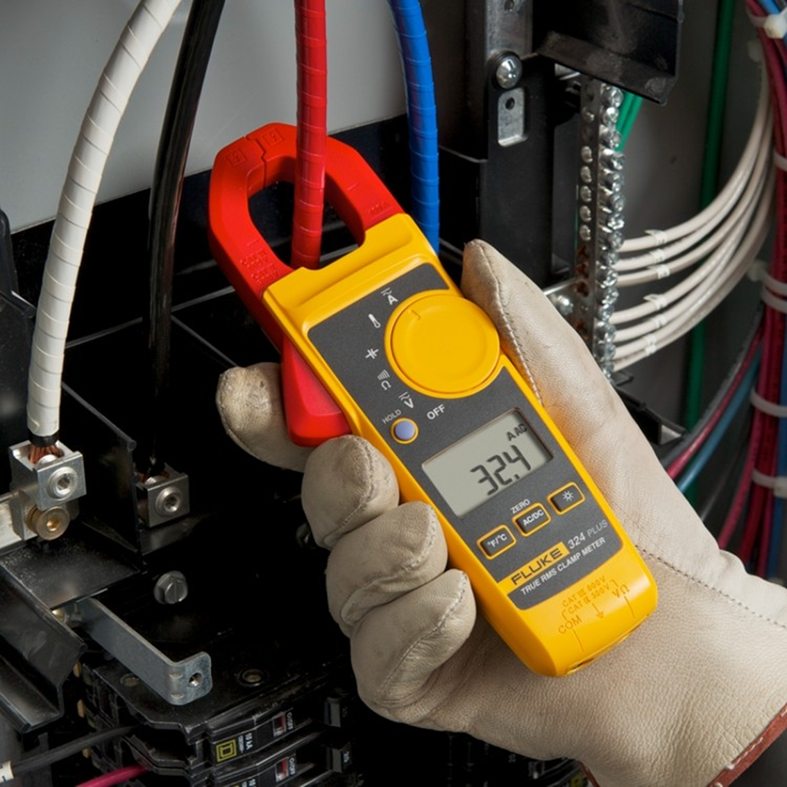 FLUKE 324 클램프미터 400A AC,600V AC 및 DC 전압