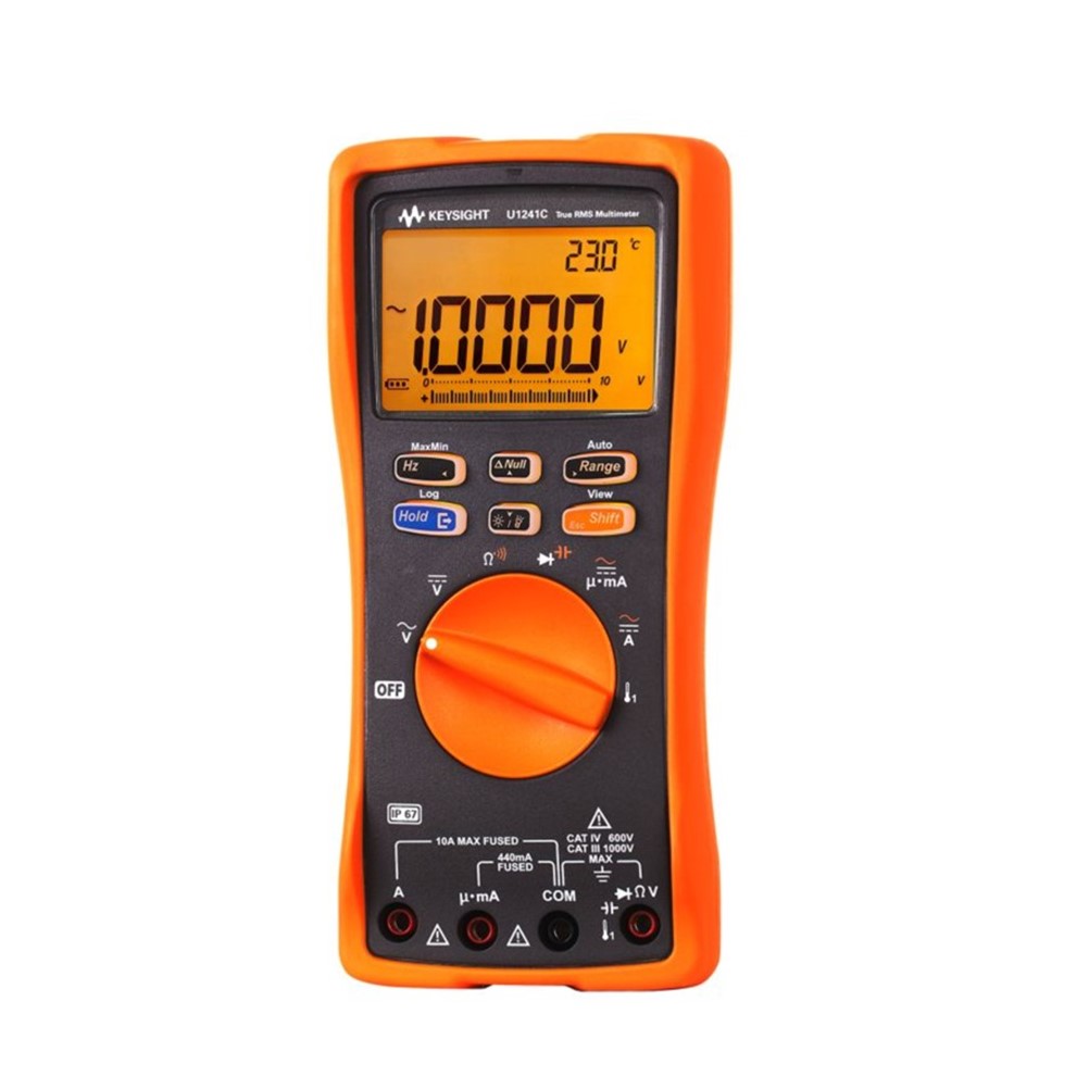 KEYSIGHT U1241C  4디지트 핸드형 디지털 멀티미터, 방수방진 IP67 U1241C