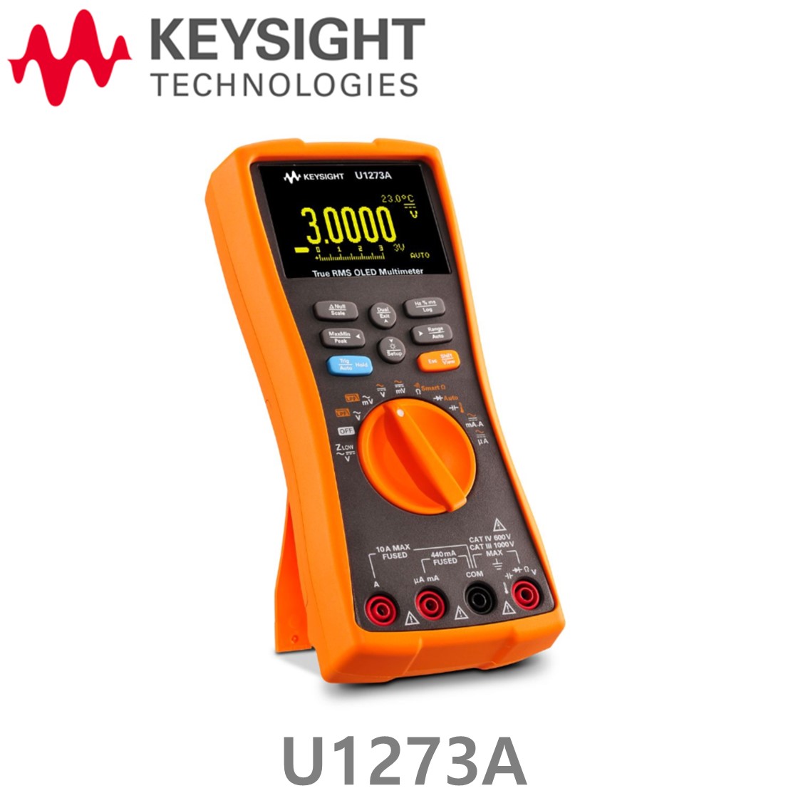 [ KEYSIGHT U1273A ] 키사이트 4.5디지트 핸드형 디지털 멀티미터( OLED 디스플레이, 방수,방진 IP54 )