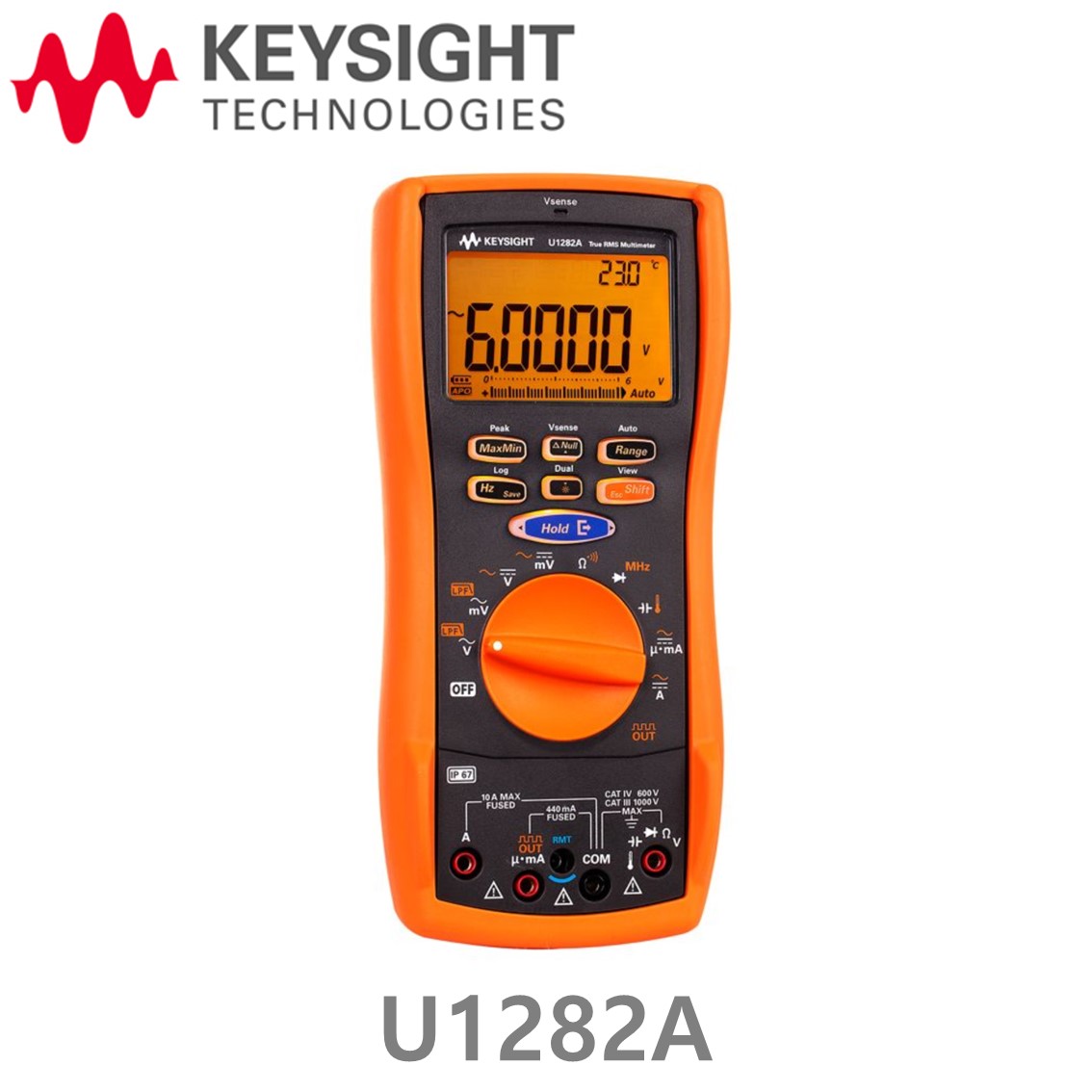 [ KEYSIGHT U1282A ] 키사이트 4½ Digit 휴대용 디지털 멀티미터 ( 방수,방진 IP67 )