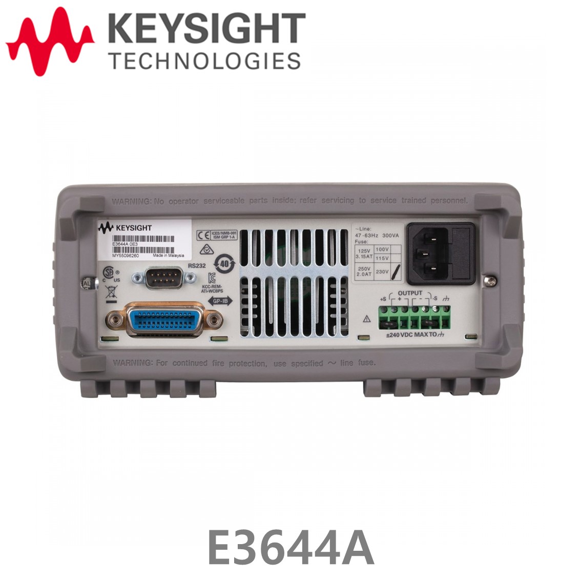 [ KEYSIGHT E3644A ] 키사이트 DC파워서플라이 50W 35V/1A or 60V/0.8A, DC전원공급기