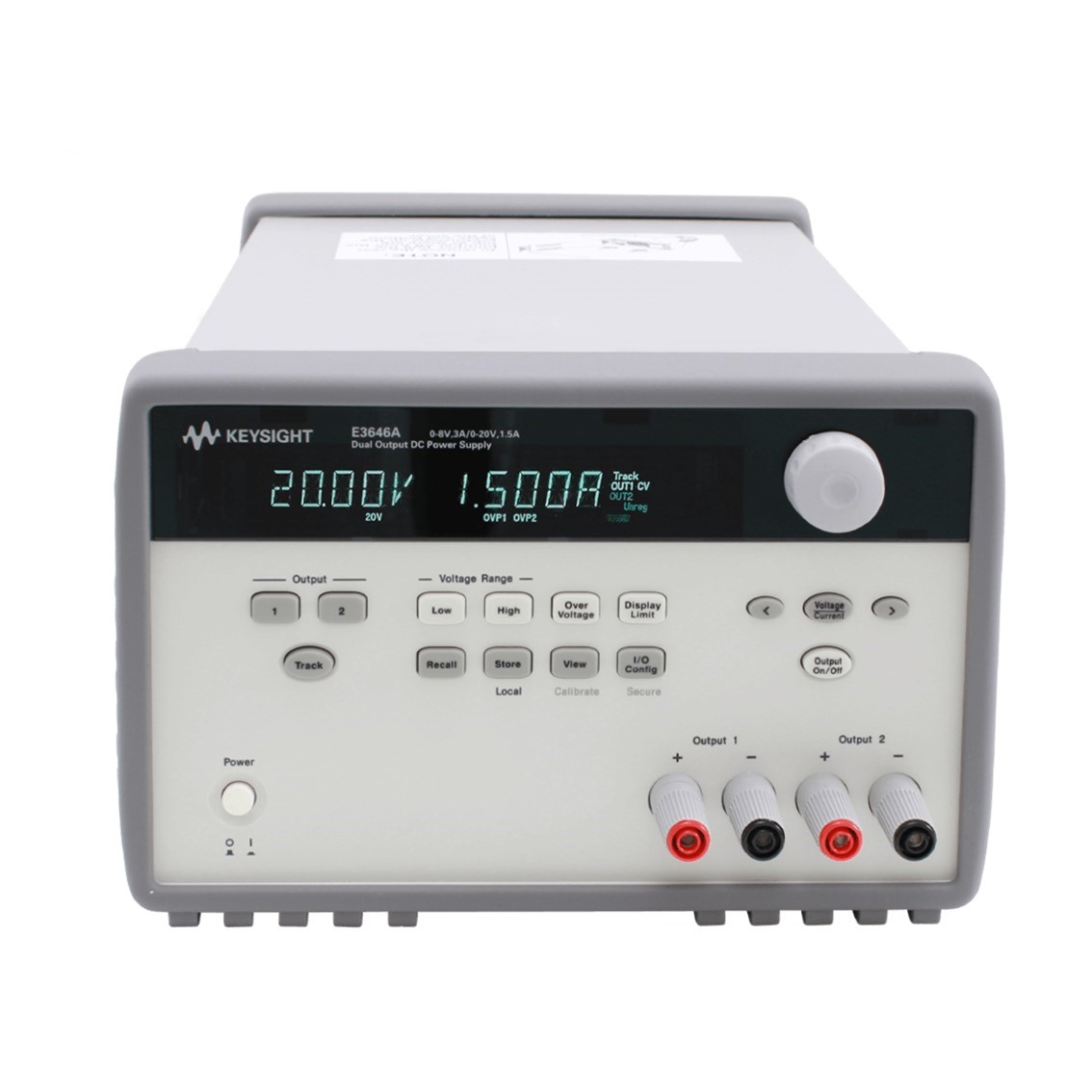 KEYSIGHT E3646A  DC파워서플라이 60W, 8V/3Ax1CH, 20V/1.5Ax2CH DC전원공급기