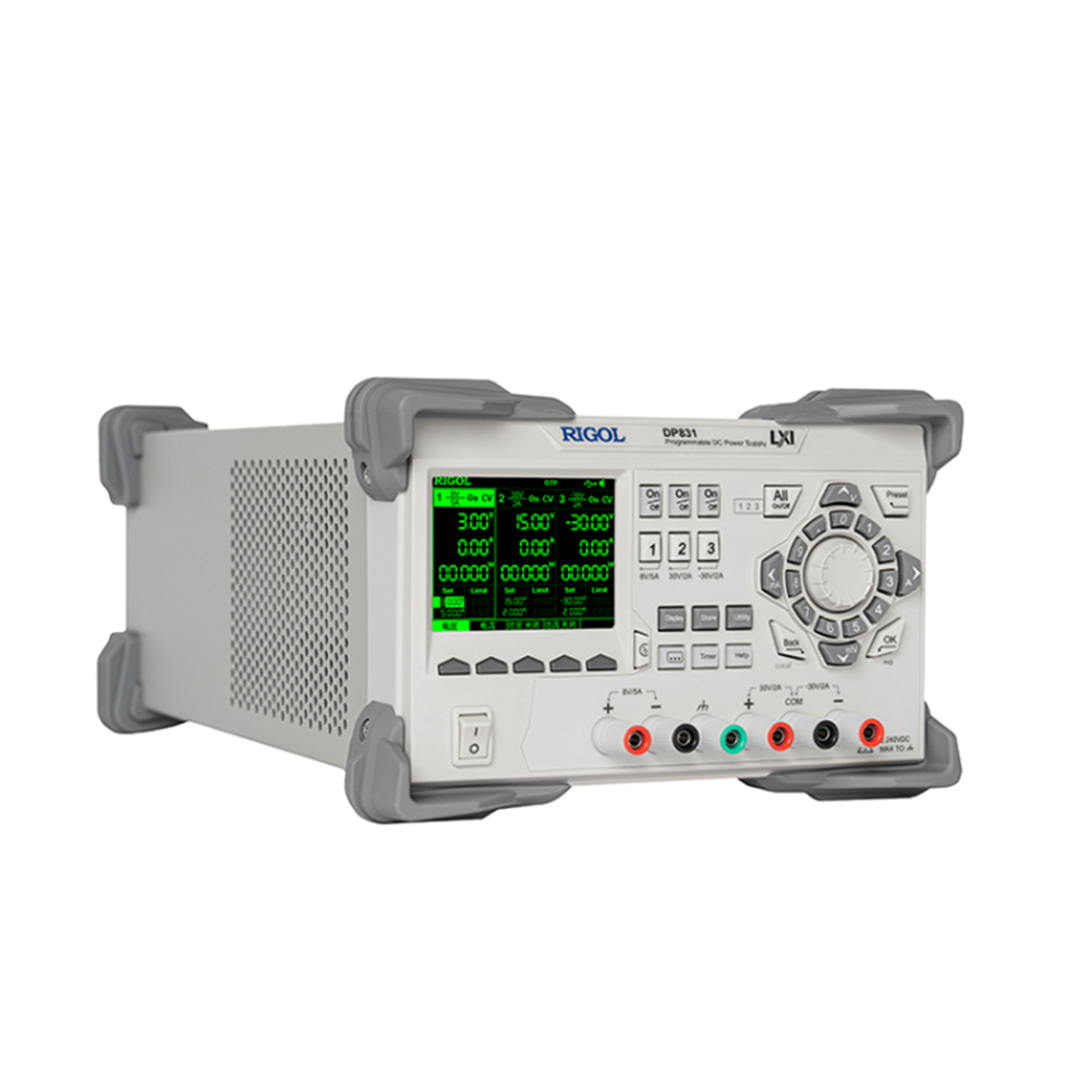 RIGOL DP831  3채널 DC파워서플라이 8V/5A x 1채널, 30V/2A x 1채널, -30V/2A x 1채널, 165W
