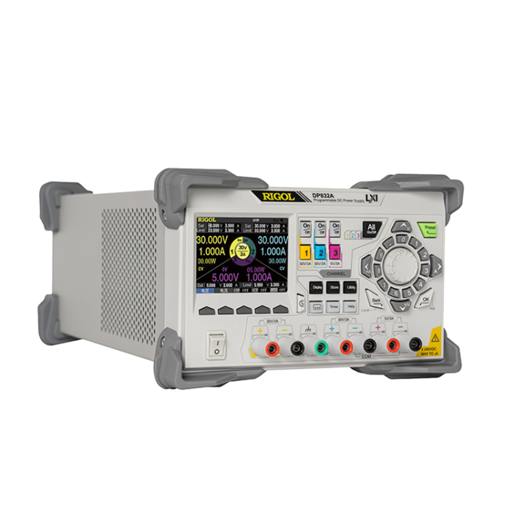 RIGOL DP832A  3채널 30V,3A x 2채널, 5V,3A x 1채널, 195W DC전원공급기 DC파워서플라이
