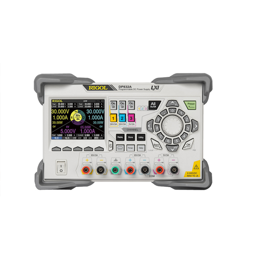 RIGOL DP832A  3채널 30V,3A x 2채널, 5V,3A x 1채널, 195W DC전원공급기 DC파워서플라이