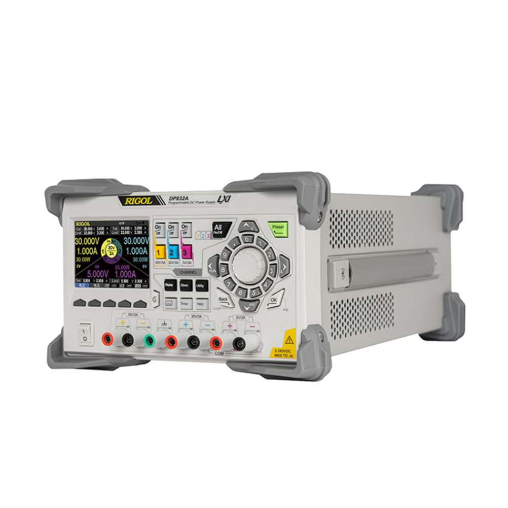 RIGOL DP832A  3채널 30V,3A x 2채널, 5V,3A x 1채널, 195W DC전원공급기 DC파워서플라이