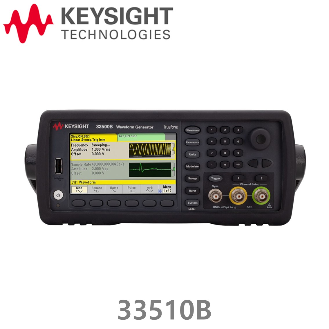 [ KEYSIGHT 33510B ] 키사이트 임의파형발생기 20MHz, 2CH, Function Generator