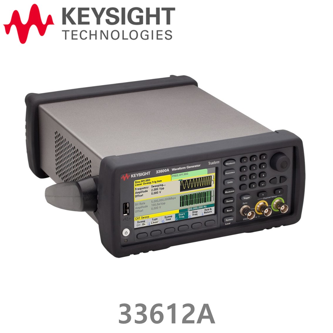 [ KEYSIGHT 33612A ] 키사이트 임의파형발생기 80MHz, 2CH, Arbitrary Function Generator