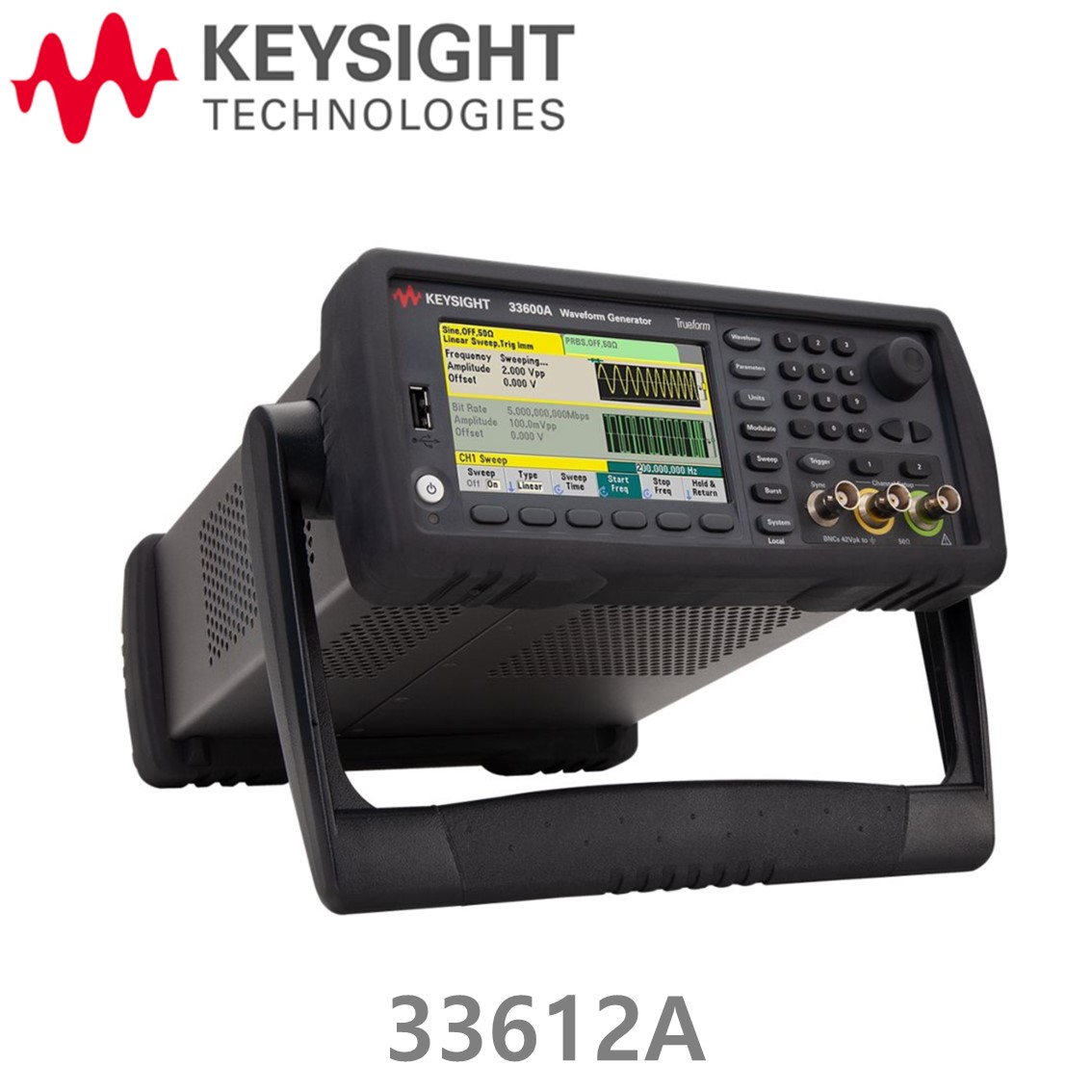 [ KEYSIGHT 33612A ] 키사이트 임의파형발생기 80MHz, 2CH, Arbitrary Function Generator