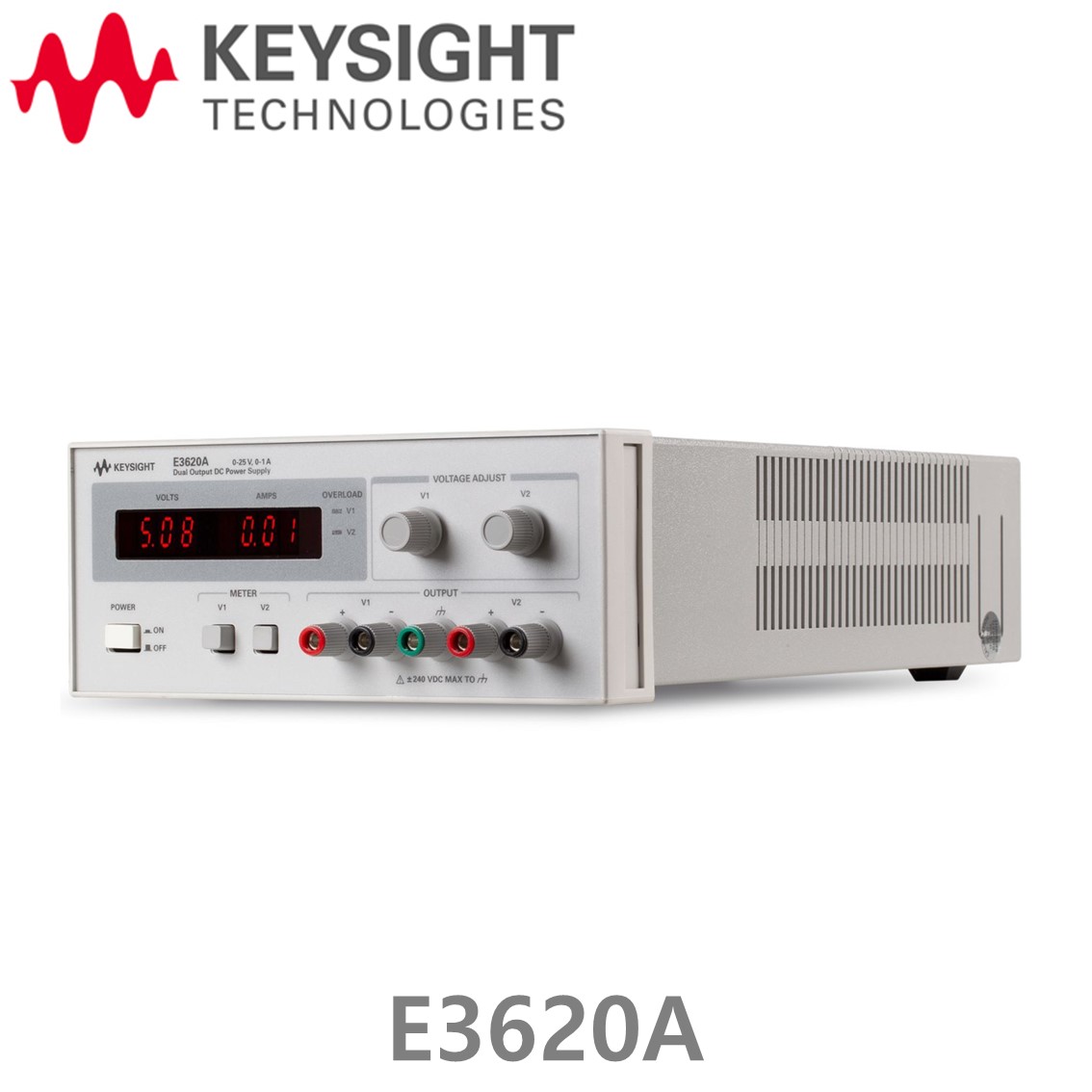 [ KEYSIGHT E3620A ] 키사이트 DC파워서플라이 50W, 25V/1A x 2채널