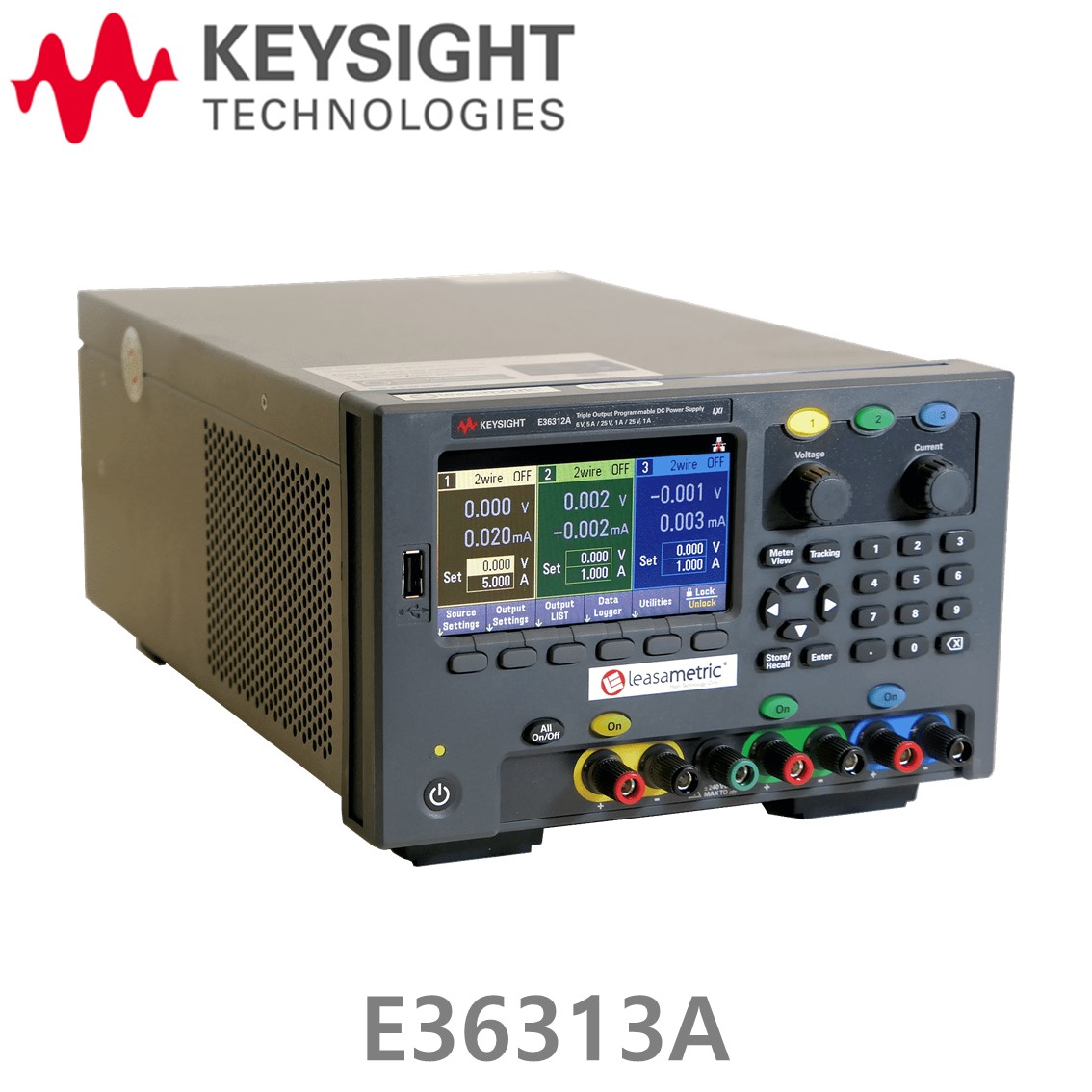 [ KEYSIGHT E36313A ] 3채널 6V,10Ax1CH, 25V, 2Ax2CH, 160W DC파워서플라이, DC전원공급기