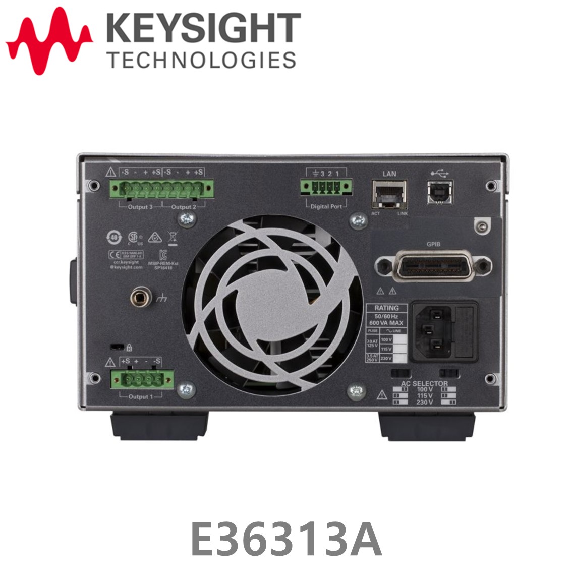 [ KEYSIGHT E36313A ] 3채널 6V,10Ax1CH, 25V, 2Ax2CH, 160W DC파워서플라이, DC전원공급기