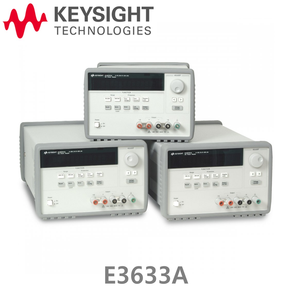 [ KEYSIGHT E3633A ] 키사이트 8V, 20A or 20V, 10A,200W DC파워서플라이, DC전원공급기