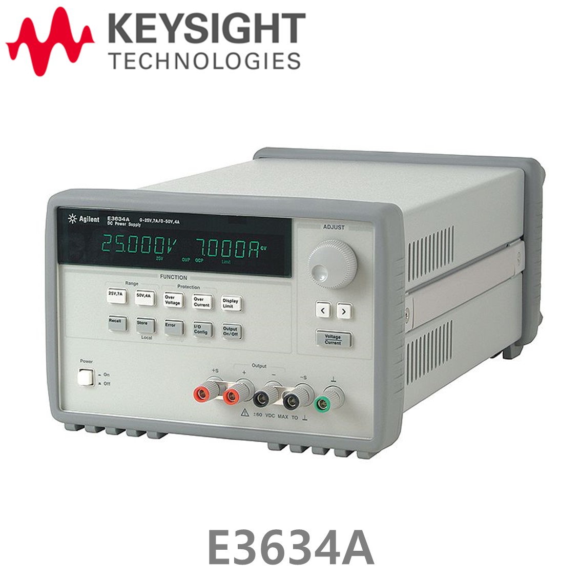 [ KEYSIGHT E3634A ] 키사이트 25V, 7A or 50V, 4A, 200W, DC파워서플라이, DC전원공급기