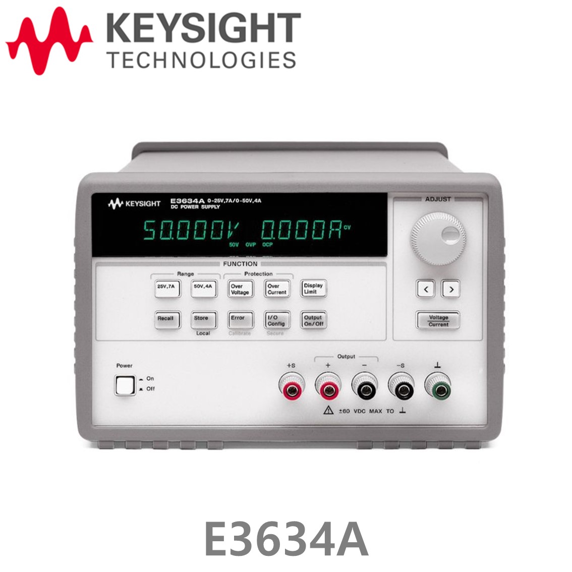 [ KEYSIGHT E3634A ] 키사이트 25V, 7A or 50V, 4A, 200W, DC파워서플라이, DC전원공급기