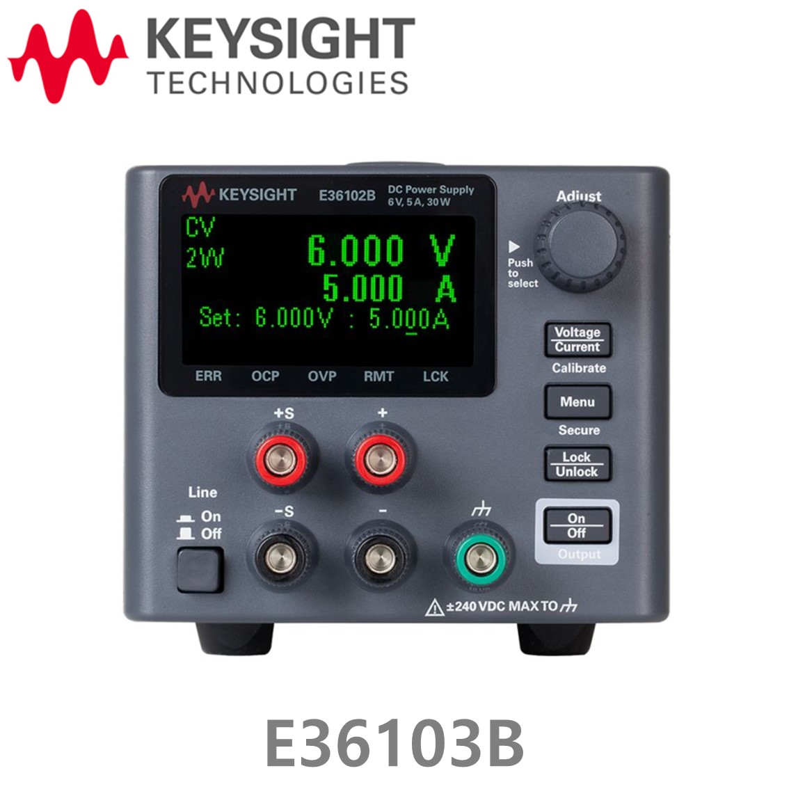 [ KEYSIGHT E36103B ] 키사이트 DC파워서플라이 40W 20V/2A, DC파워서플라이, DC전원공급기