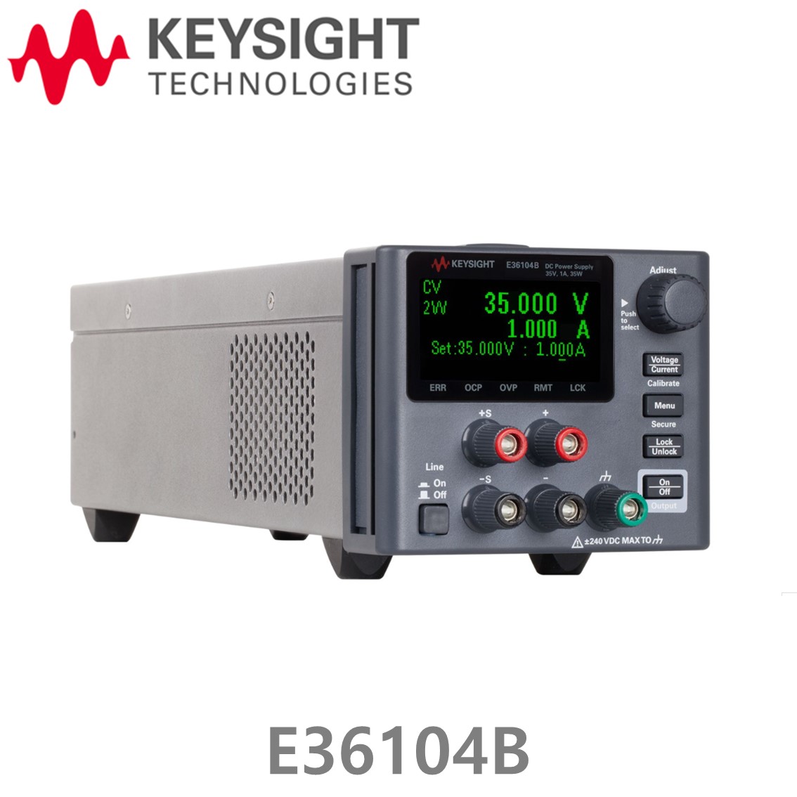 [ KEYSIGHT E36104B ] 키사이트 DC파워서플라이 35V, 1A, 35W DC파워서플라이, DC전원공급기