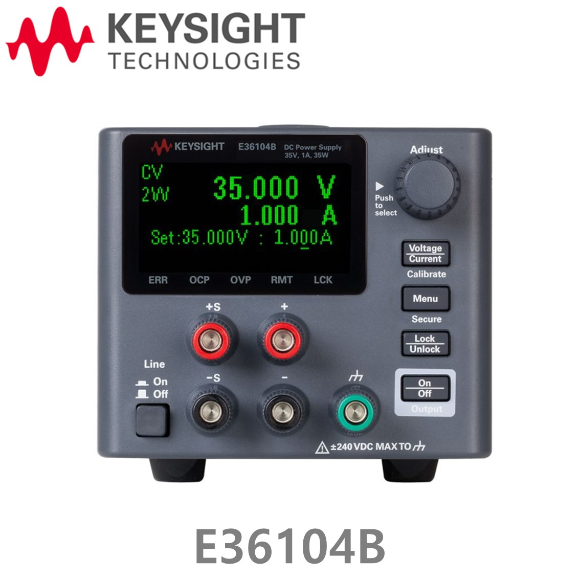 [ KEYSIGHT E36104B ] 키사이트 DC파워서플라이 35V, 1A, 35W DC파워서플라이, DC전원공급기