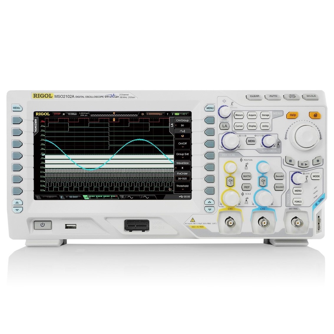 RIGOL DS2202A  2채널, 200MHz, 2GSa/s 오실로스코프