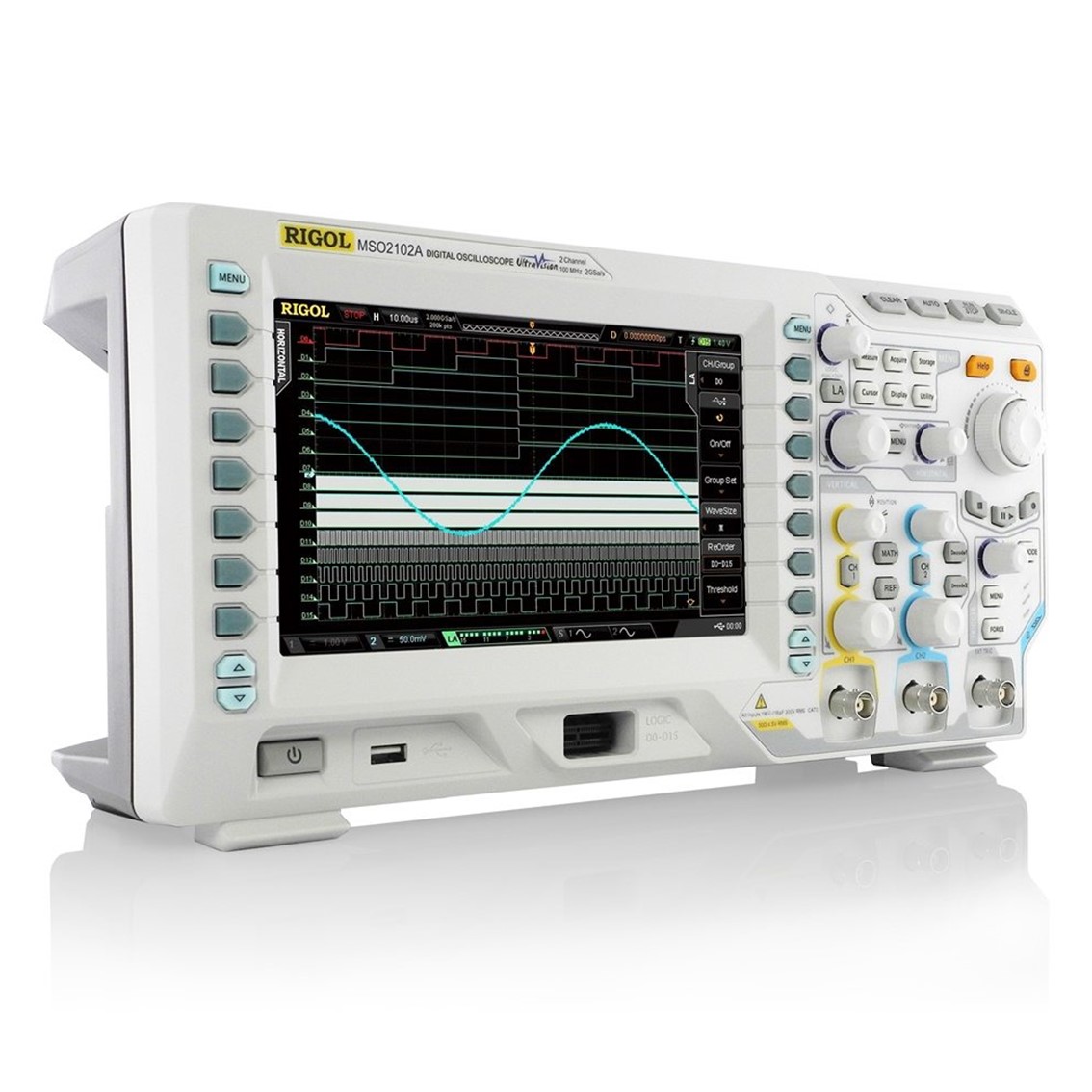 RIGOL DS2202A  2채널, 200MHz, 2GSa/s 오실로스코프