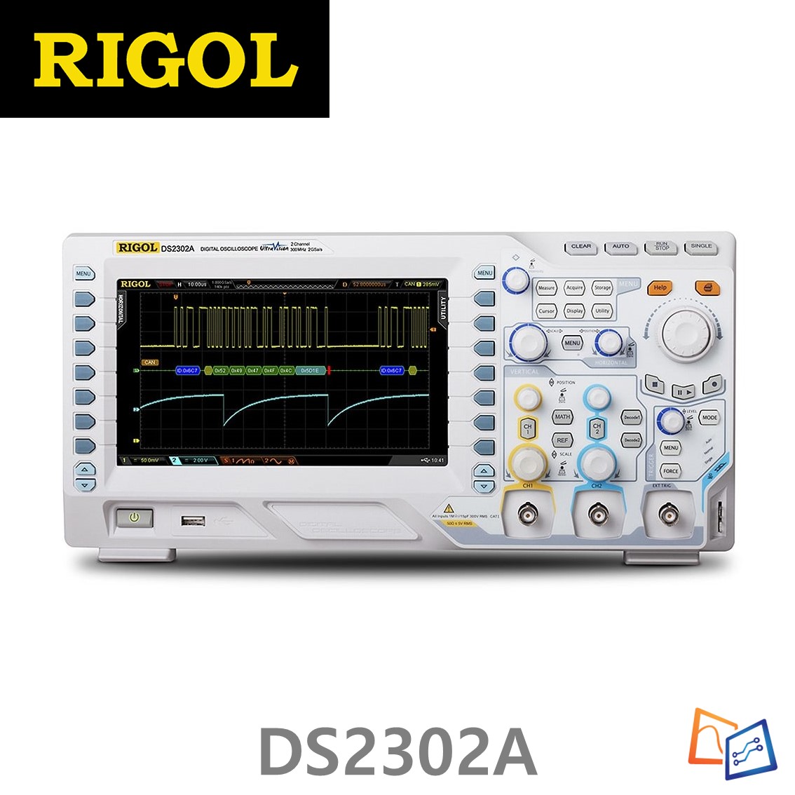 [ RIGOL ] DS2302A  2채널, 300MHz, 2GSa/s 디지털오실로스코프