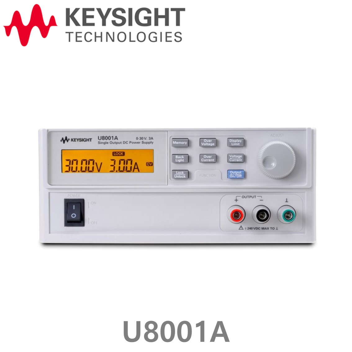 [ KEYSIGHT U8001A ] 키사이트 30V, 3A, 90W DC파워서플라이, DC전원공급기