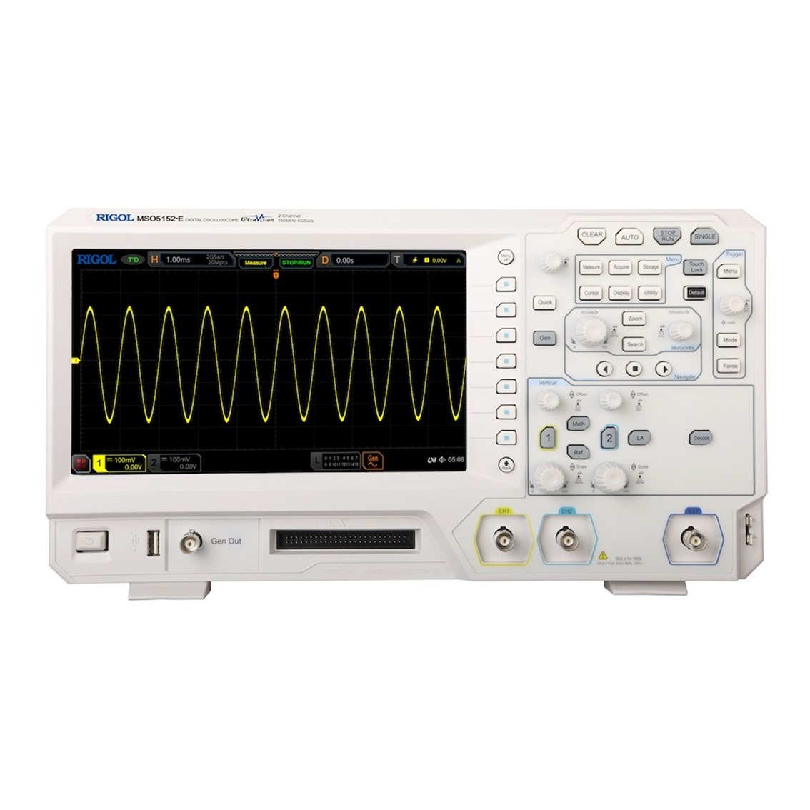 RIGOL MSO5152E  2채널, 150MHz, 4GSa/s 디지털디지털 오실로스코프