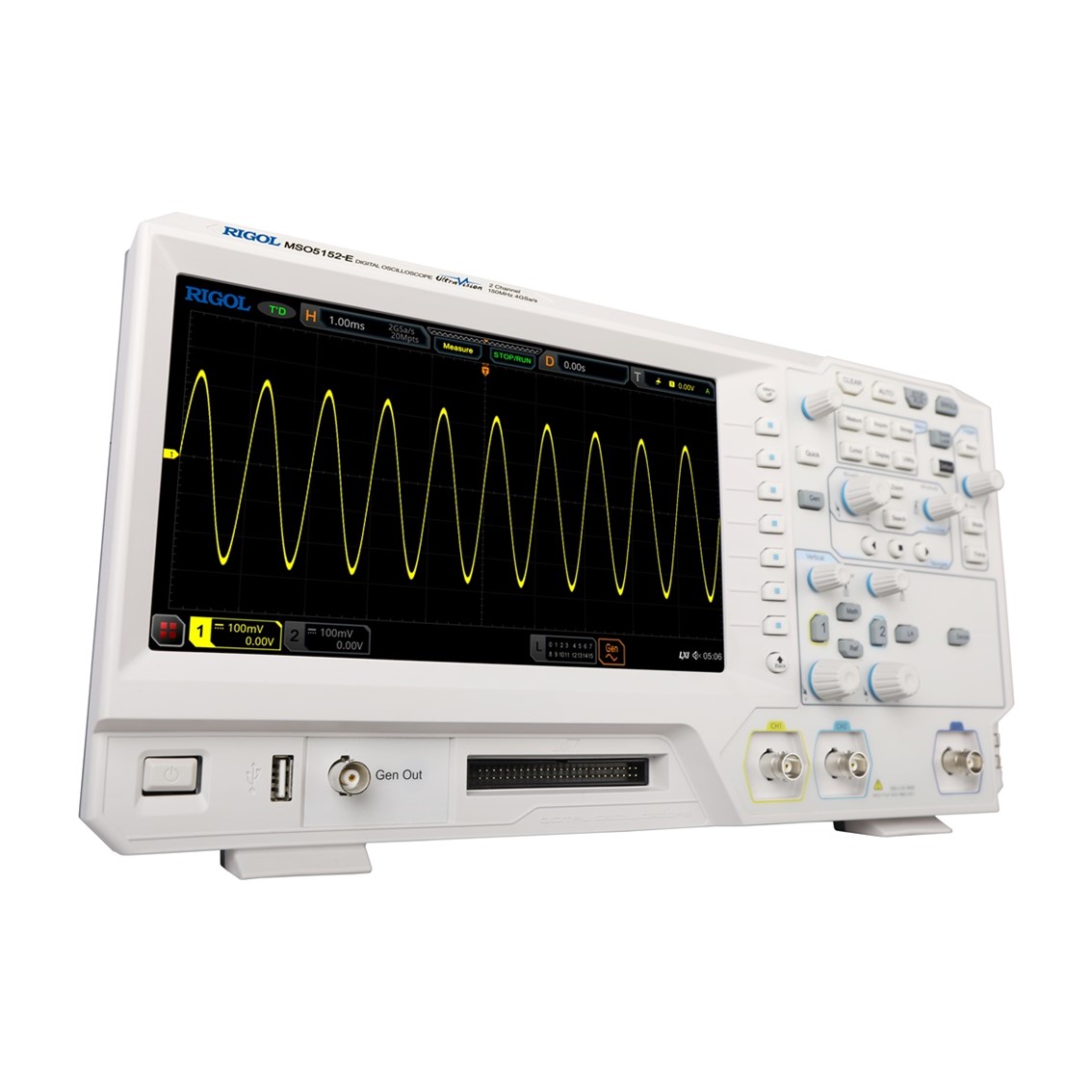 RIGOL MSO5152E  2채널, 150MHz, 4GSa/s 디지털디지털 오실로스코프