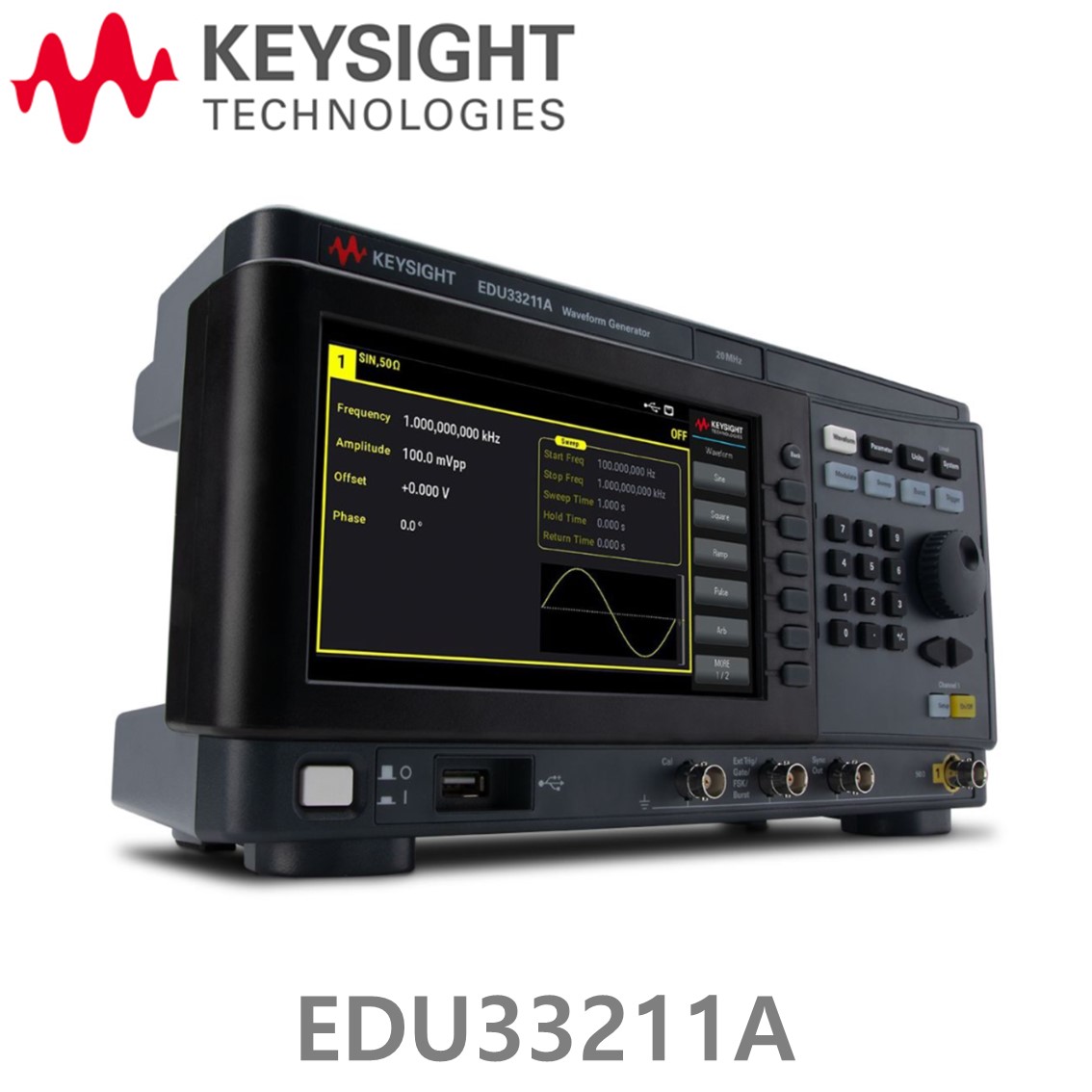 [ KEYSIGHT EDU33211A ] 키사이트 신호발생기 20MHz, 1CH 임의파형발생기