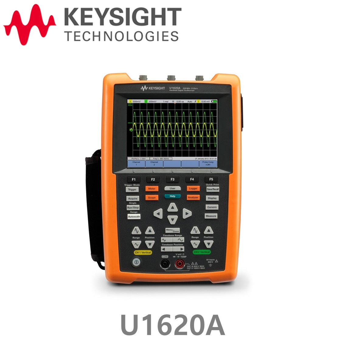 [ KEYSIGHT U1620A ] 키사이트 200MHz 휴대용 디지털 오실로스코프