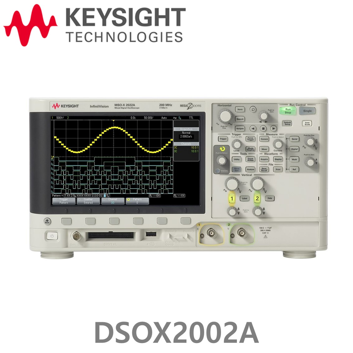 [ KEYSIGHT DSOX2002A ] 키사이트 2채널, 70MHz 디지털 오실로스코프