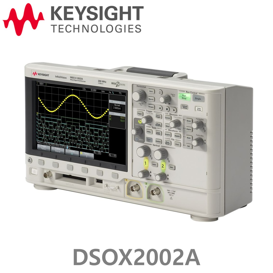 [ KEYSIGHT DSOX2002A ] 키사이트 2채널, 70MHz 디지털 오실로스코프