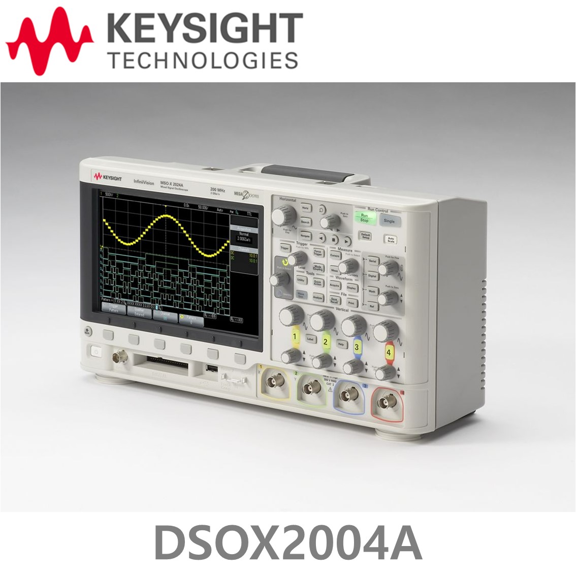 [ KEYSIGHT DSOX2004A ] 키사이트 4채널, 70MHz 디지털 오실로스코프