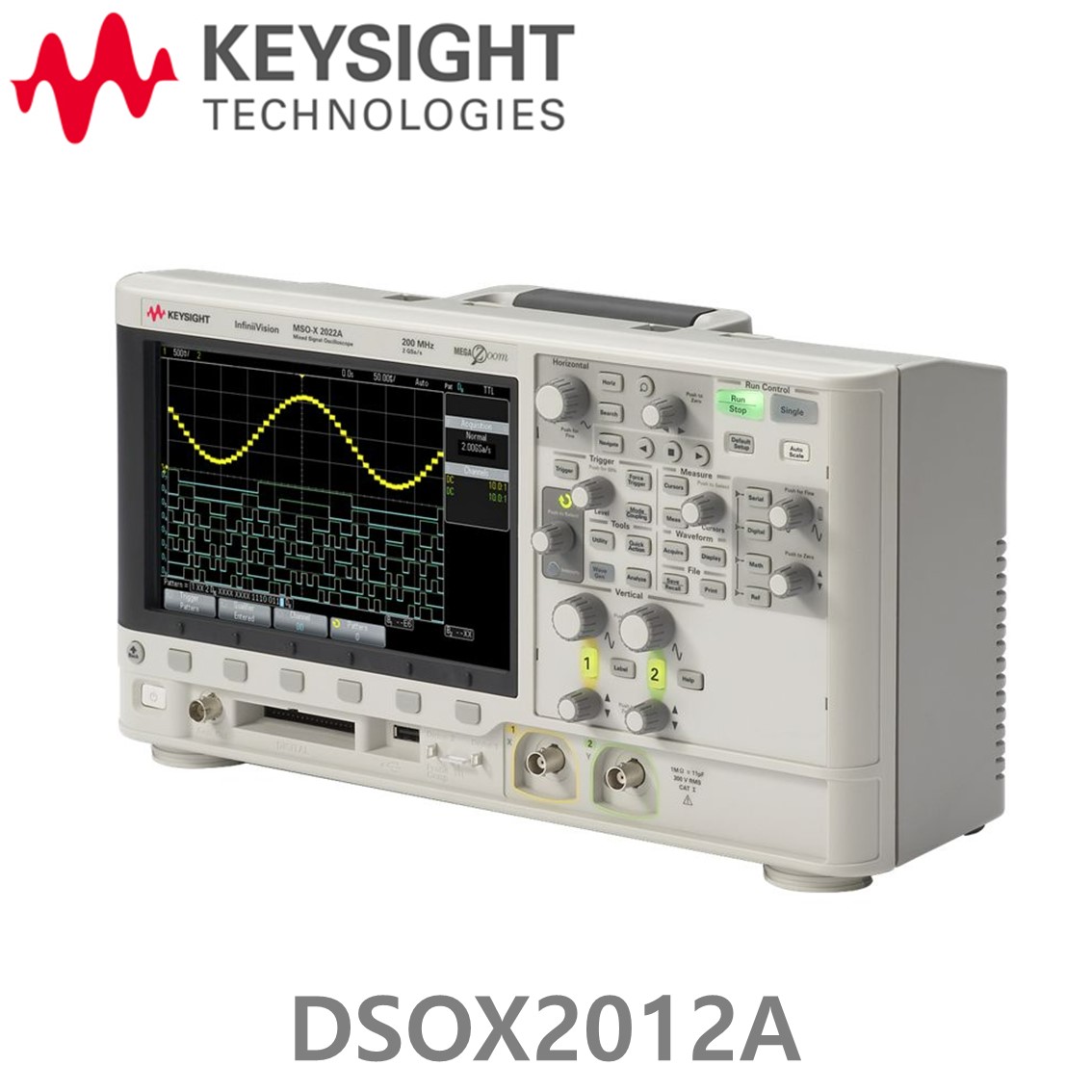 [ KEYSIGHT DSOX2012A ] 키사이트 2채널, 100MHz 디지털 오실로스코프