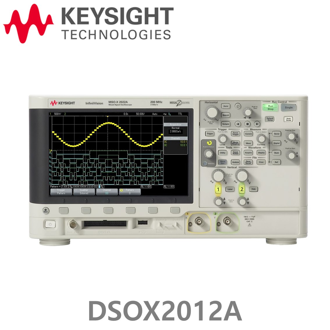 [ KEYSIGHT DSOX2012A ] 키사이트 2채널, 100MHz 디지털 오실로스코프