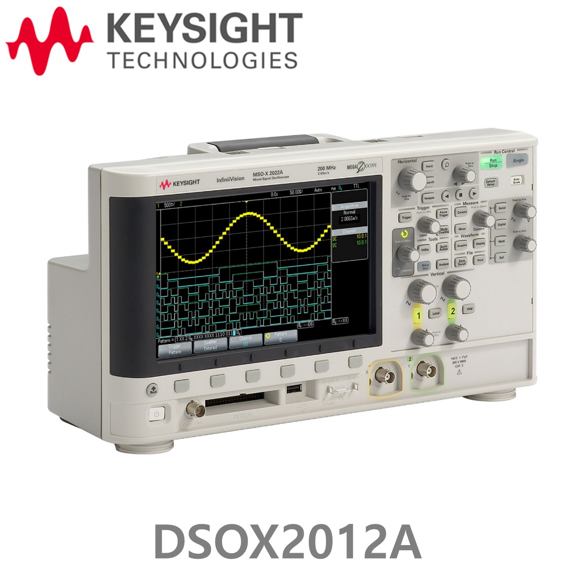 [ KEYSIGHT DSOX2012A ] 키사이트 2채널, 100MHz 디지털 오실로스코프