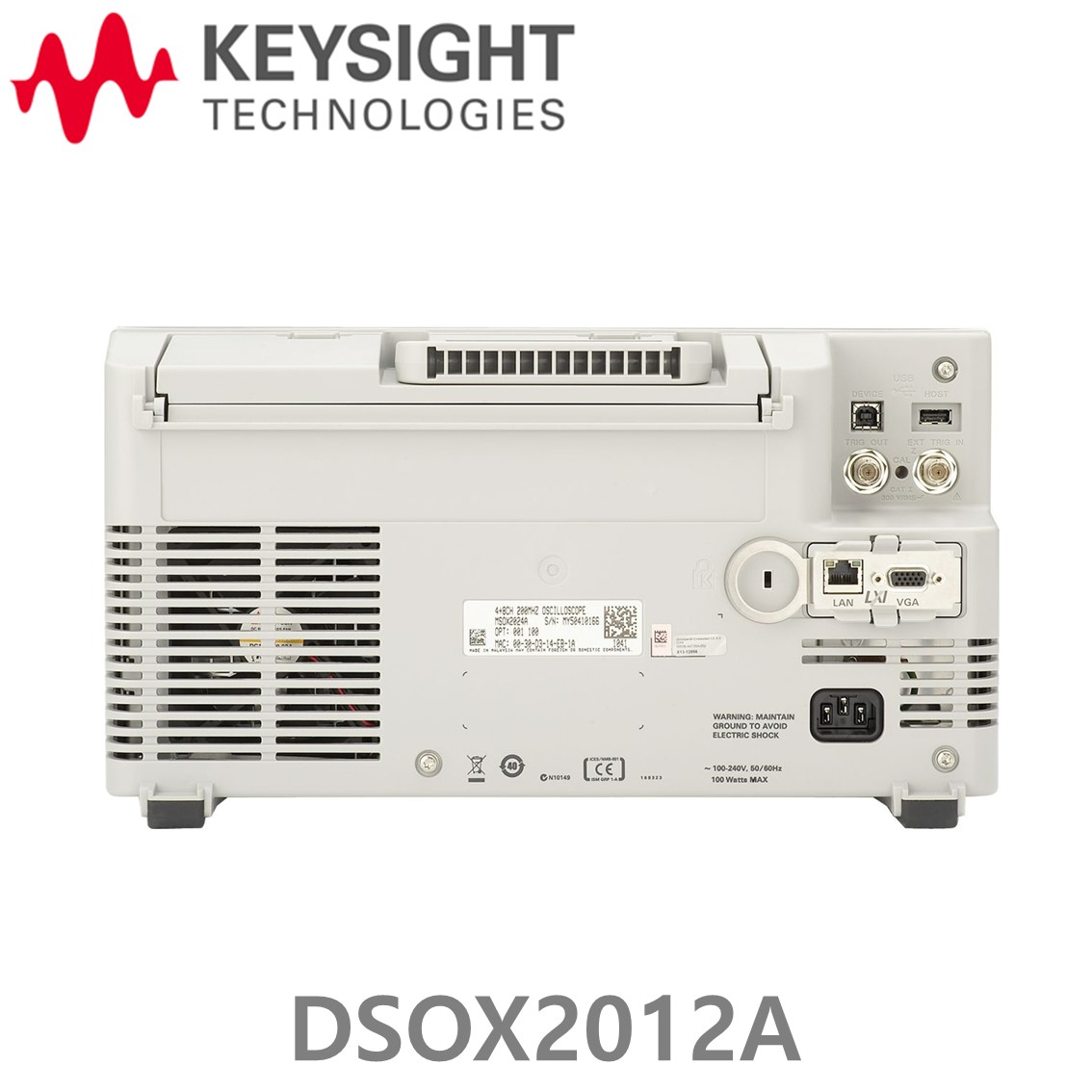 [ KEYSIGHT DSOX2012A ] 키사이트 2채널, 100MHz 디지털 오실로스코프