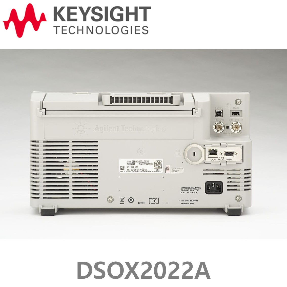 [ KEYSIGHT DSOX2022A ] 키사이트 2채널, 200MHz 디지털 오실로스코프