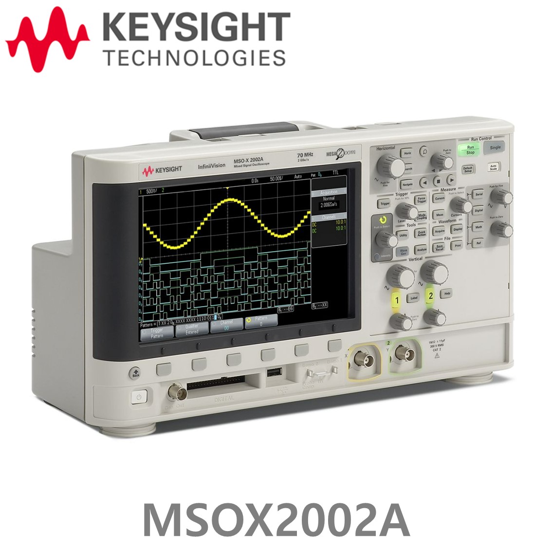 [ KEYSIGHT MSOX2002A ] 키사이트 2채널, 70MHz 디지털오실로스코프 