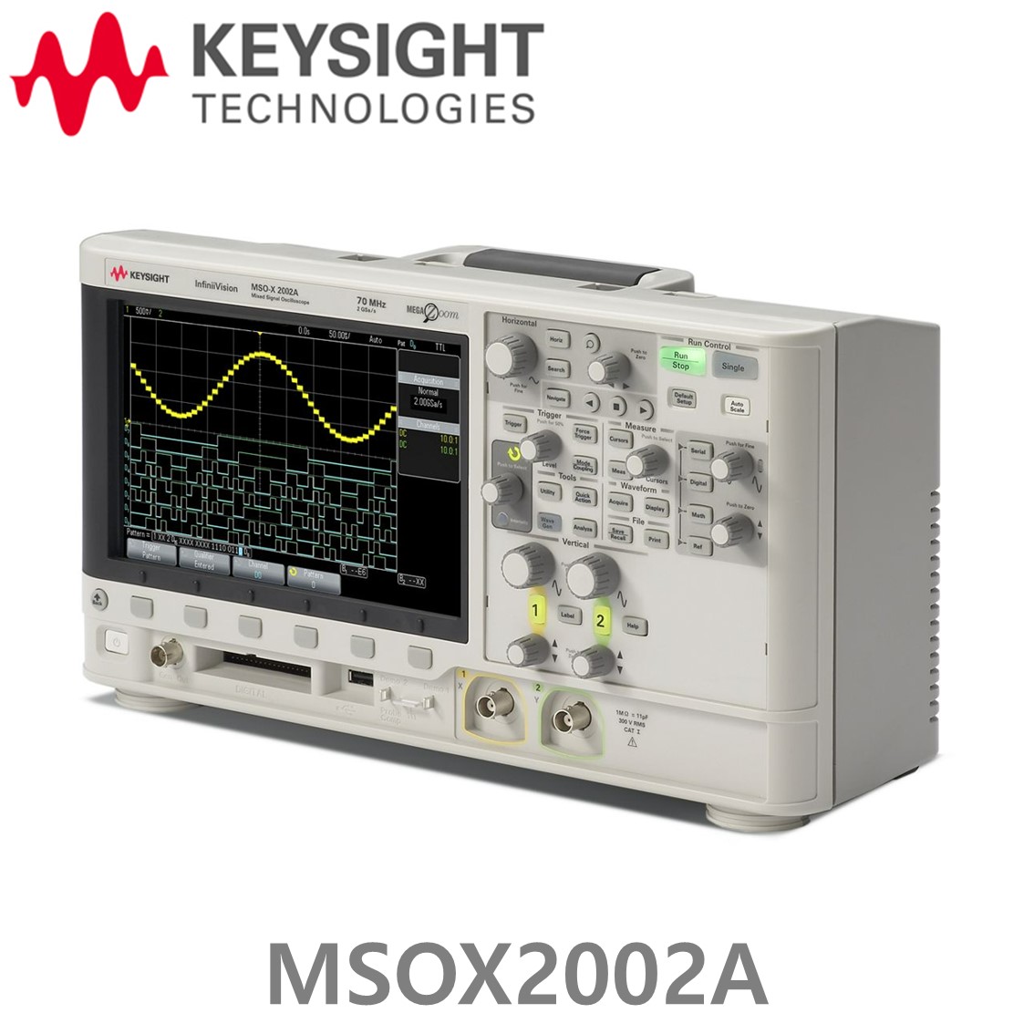 [ KEYSIGHT MSOX2002A ] 키사이트 2채널, 70MHz 디지털오실로스코프 