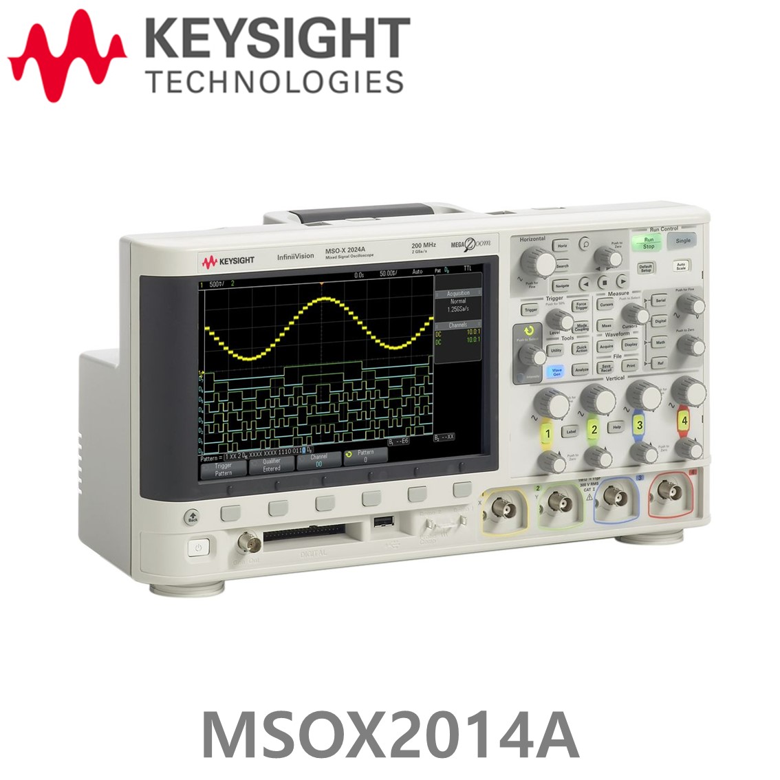 [ KEYSIGHT MSOX2014A ]  4채널, 100MHz, 디지털8채널 디지털 오실로스코프