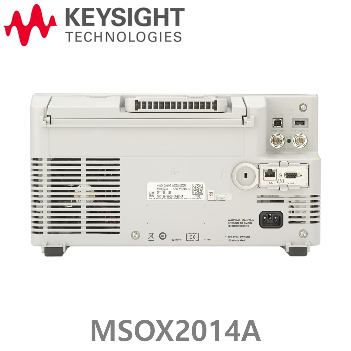 [ KEYSIGHT MSOX2014A ]  4채널, 100MHz, 디지털8채널 디지털 오실로스코프