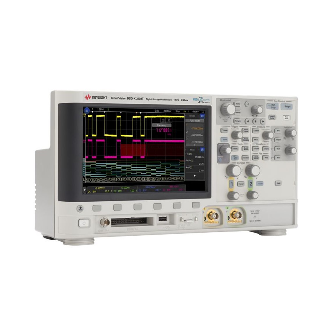 KEYSIGHT DSOX3102T  2채널/1GHz  디지털 오실로스코프