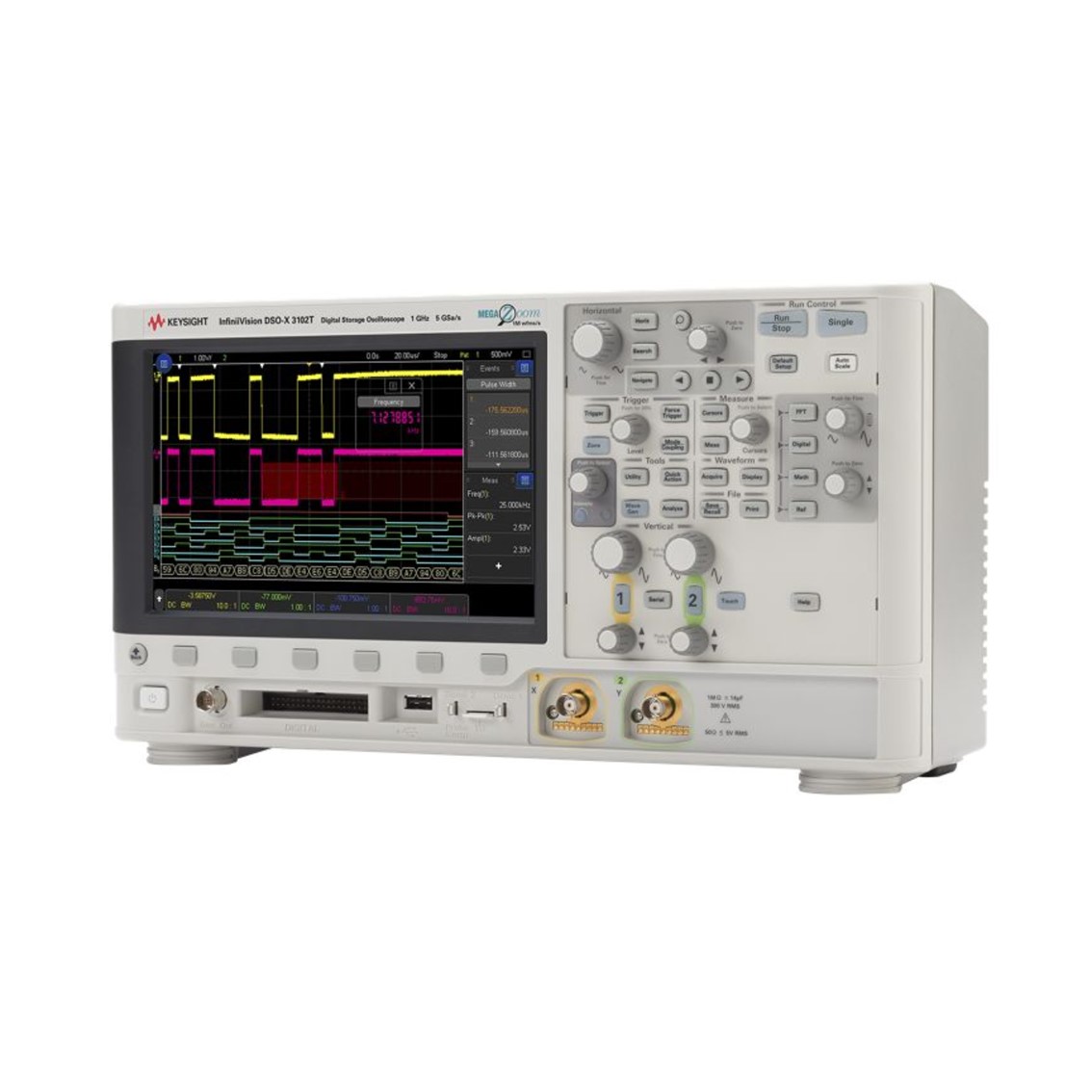 KEYSIGHT DSOX3102T  2채널/1GHz  디지털 오실로스코프
