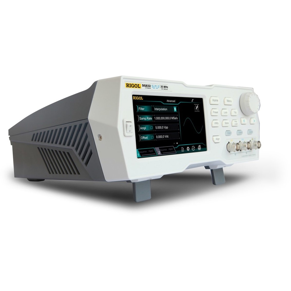 RIGOL DG831  1채널, 35MHz, 125MSa/s 함수발생기, 임의파형발생기