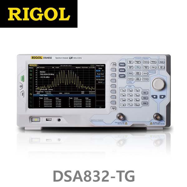 [ RIGOL ] DSA832-TG  9kHz-3.2GHz, Tracking Generator, Spectrum Analzyer 스펙트럼분석기