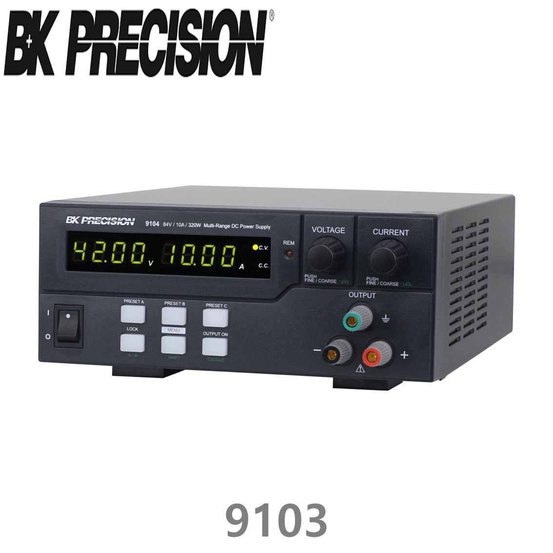 [ BK PRECISION ] BK 9103, 42V/20A(320W), Multi-Range DC Power Supplies, DC 전원공급기, DC전원공급장치, B&K 9103