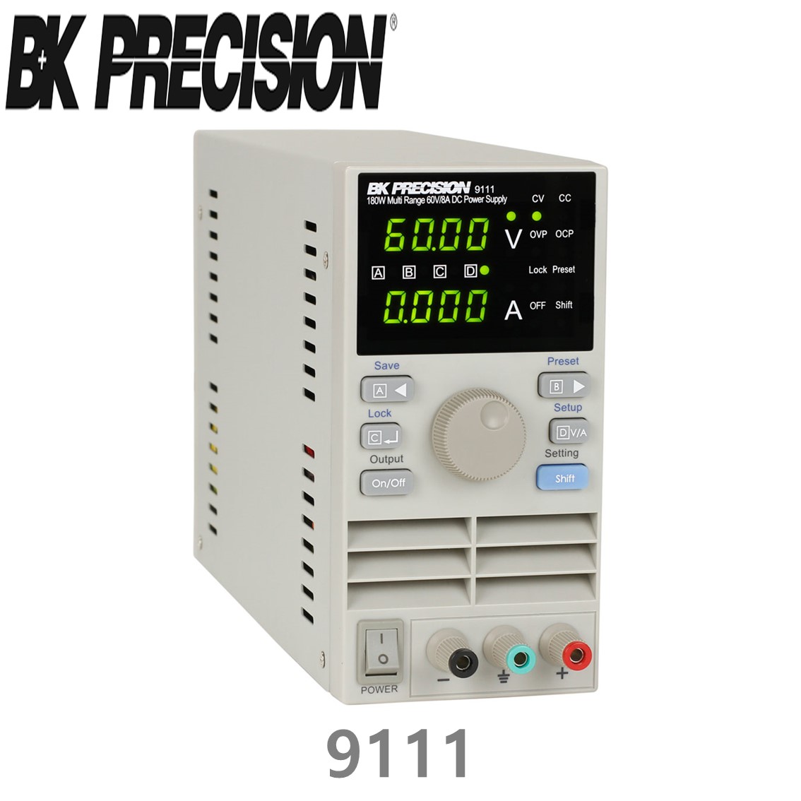 [ BK PRECISION ] BK 9111, Multi Range 60V/8A(180W), DC Power Supply, DC 전원공급기, B&K 9111